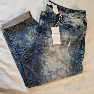 Torrid Destructed Boyfriend Jeans